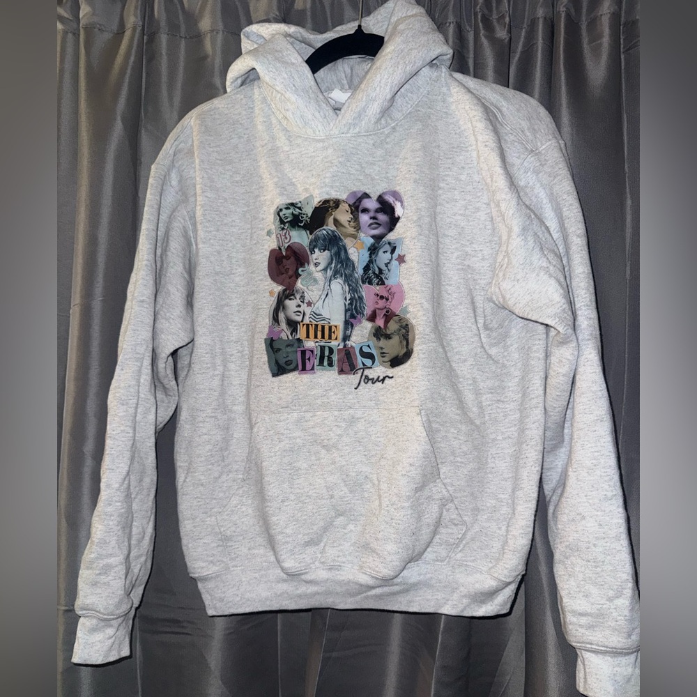 Taylor Swift Light Gray Hoodie - Youth XL